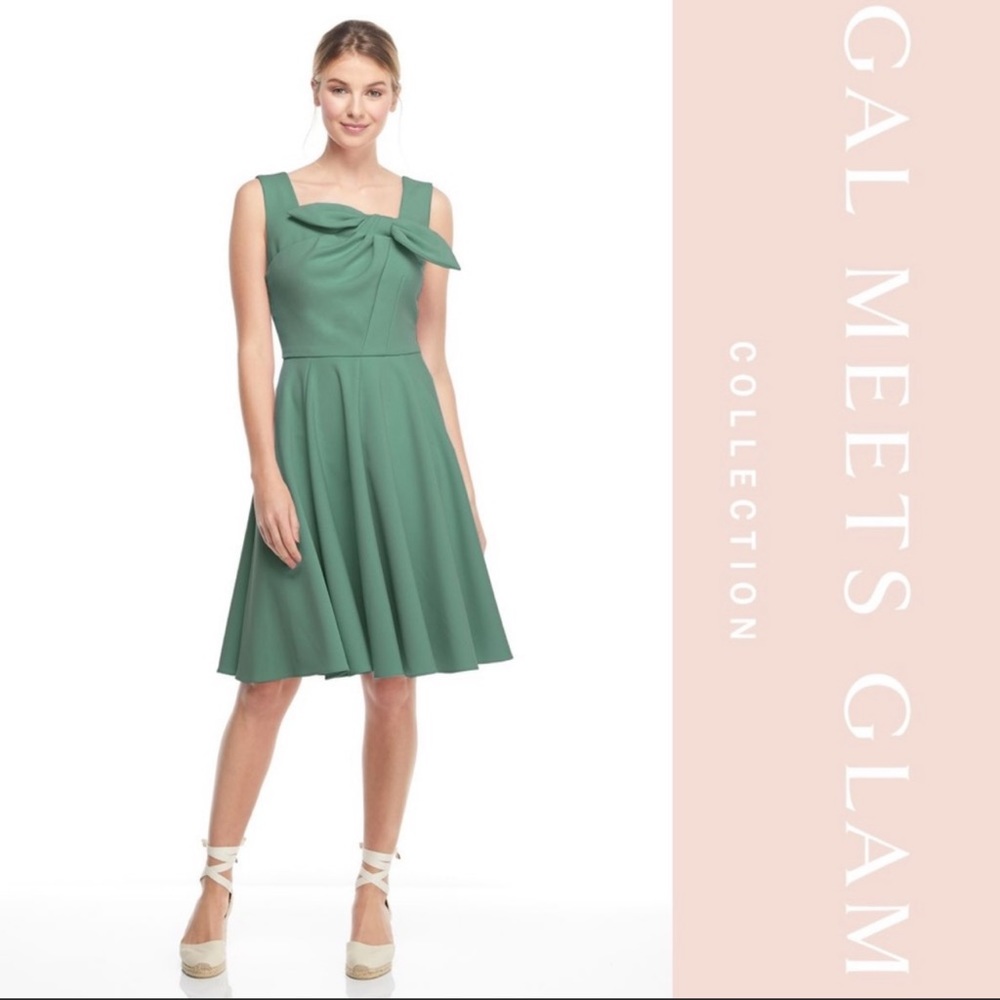 Gal Meets Glam Zoe Bow Dress - Picture 2 of 4
